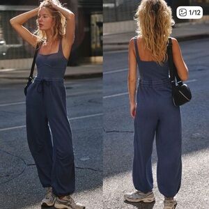 Free People Movement Inbound Onesie Midnight Navy